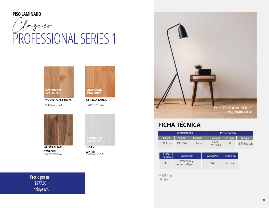 PISO LAMINADO 10